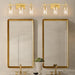 Jasper Modern Clear Glass 3-Light Bathroom Vanity Light - Sweatfully