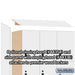 Salsbury 12" Wide Premier Wood Locker - Triple Tier - 3 Wide - 6 Feet High - 21" Deep - Arctic White - Resettable Combination Locks - Sweatfully