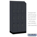 Salsbury 12" Wide Premier Wood Locker - Triple Tier - 3 Wide - 6 Feet High - 21" Deep - Carbon Mesh - Hasps - Sweatfully