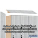 Salsbury 12" Wide Premier Wood Locker - Triple Tier - 3 Wide - 6 Feet High - 21" Deep - Silver Teak - Electronic Locks - Sweatfully