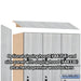 Salsbury 12" Wide Premier Wood Locker - Triple Tier - 3 Wide - 6 Feet High - 21" Deep - Silver Teak - Resettable Combination Locks - Sweatfully