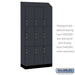 Salsbury 12" Wide Premier Wood Locker - Triple Tier - 3 Wide - 6 Feet High - 18" Deep - Carbon Mesh - Hasps - Sweatfully