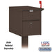 Salsbury Mail Chest - Bronze - Sweatfully