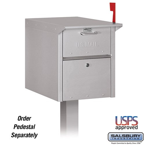 Salsbury Mail Chest - Silver - Sweatfully