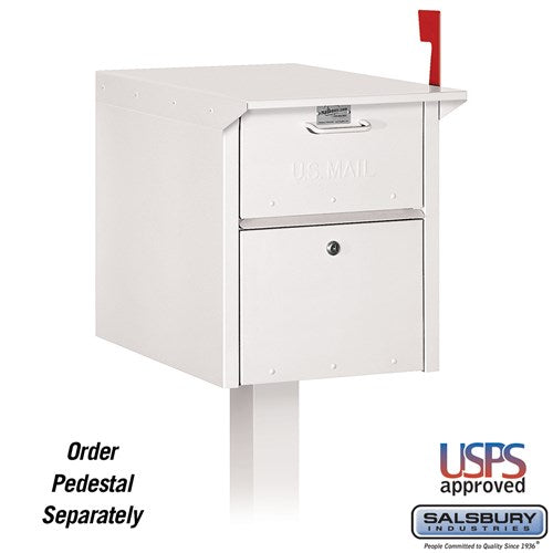 Salsbury Mail Chest - White - Sweatfully