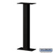 Salsbury Standard Pedestal - Bolt Mounted - for Roadside Mailbox and Mail Chest - Black - Sweatfully