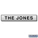 Custom Engraved Self Adhesive Placard - for Roadside Mailbox, Mail Chest and Mail Package Drop - Sweatfully