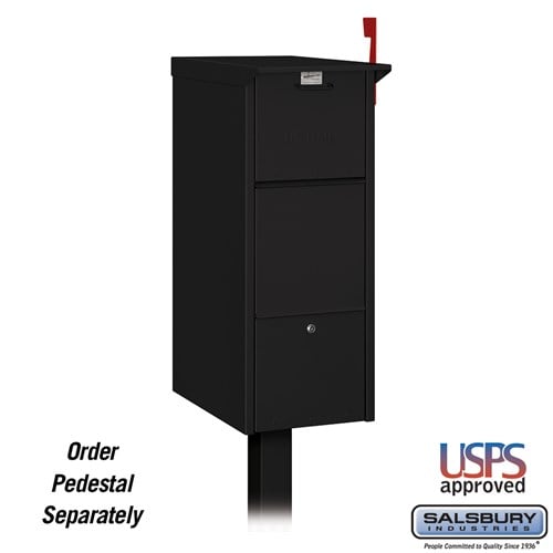 Salsbury Mail Package Drop - Black - Sweatfully