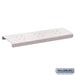 Salsbury Spreader - 2 Wide - for Roadside Mailbox and Mail Chest - White - Sweatfully