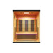Peak Saunas Denali 3-Person Indoor Full Spectrum Infrared Sauna with Two XL Medical-Grade Red Light Therapy Panels & Smart WiFi App Control - Sweatfully