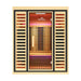 Peak Saunas Denali 3-Person Indoor Full Spectrum Infrared Sauna with Two XL Medical-Grade Red Light Therapy Panels & Smart WiFi App Control - Sweatfully