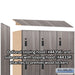 Salsbury 12" Wide Premier Wood Locker - Four Tier - 3 Wide - 6 Feet High - 18" Deep - Skyline Walnut - Resettable Combination Locks - Sweatfully