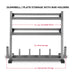 XMARK All-In-One Storage Solution, Dumbbells, Weight Plates and Barbells XM-4467.1-BLACK - Sweatfully