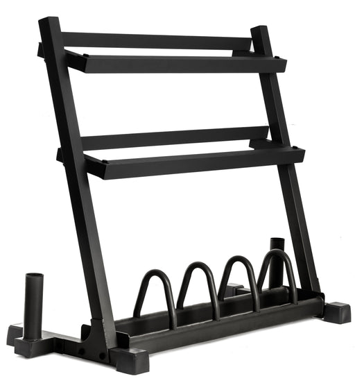 XMARK All-In-One Storage Solution, Dumbbells, Weight Plates and Barbells XM-4467.1-BLACK - Sweatfully