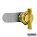 Salsbury Thumb Latch - Option for Victorian Mailbox - Gold Finish - Sweatfully
