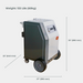 SM2000 Dry Ice Blasting Machine, 44 lbs Dry Ice Hopper, Hand Control Spray Gun Kit, 5 Nozzles - Sweatfully
