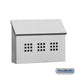 Salsbury Stainless Steel Mailbox - Decorative - Horizontal Style - Sweatfully