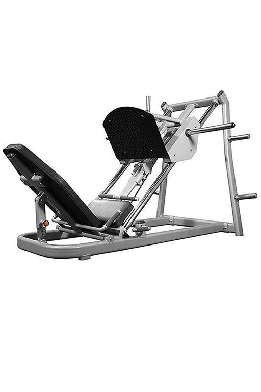 45 Degree Roller Bearing Leg Press - Muscle D Fitness - Adjustable Back Pad - Sweatfully