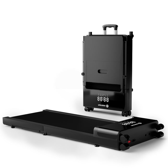 DeerRun Z20 Suitcase-Style Treadmill – Foldable Deck, Ultra Compact with LED Display - Sweatfully