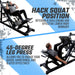 SFE Commercial 45 Degree Plate Loaded Leg Press Hack Squat Combo (New) - Sweatfully