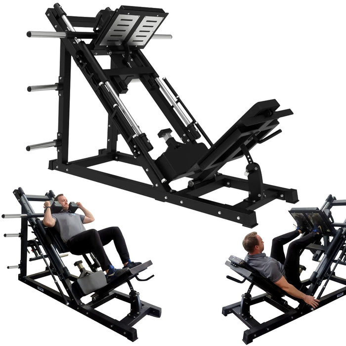 SFE Commercial 45 Degree Plate Loaded Leg Press Hack Squat Combo (New) - Sweatfully