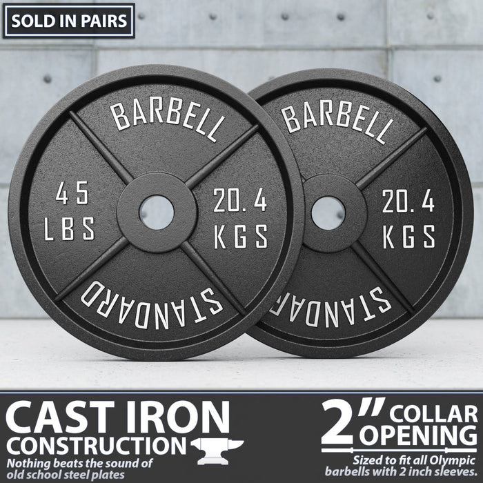 Synergee Standard Metal Weight Plates - Sweatfully