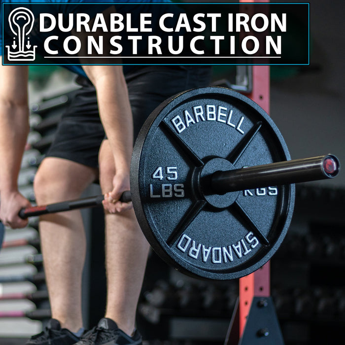 Synergee Standard Metal Weight Plates - Sweatfully