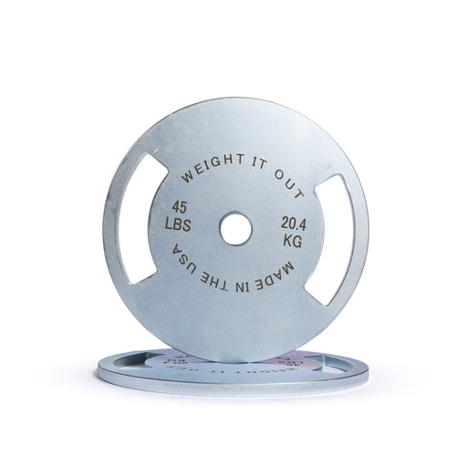 Solid Steel Calibrated Weight Plate Pairs - Sweatfully