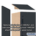 Salsbury 12" Wide Premier Wood Locker - Six Tier Box Style - 1 Wide - 6 Feet High - 21" Deep - Carbon Mesh - Hasps - Sweatfully