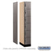 Salsbury 12" Wide Premier Wood Locker - Six Tier Box Style - 1 Wide - 6 Feet High - 21" Deep - Skyline Walnut - Hasps - Sweatfully