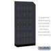 Salsbury 12" Wide Premier Wood Locker - Six Tier Box Style - 3 Wide - 6 Feet High - 15" Deep - Carbon Mesh - Hasps - Sweatfully