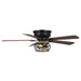 48" Antwerp Farmhouse Flush Mount Reversible Ceiling Fan with Lighting and Remote Control - Sweatfully