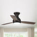 48" Beckette Farmhouse Flush Mount Reversible Ceiling Fan with Lighting and Remote Control - Sweatfully