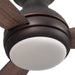48" Beckette Farmhouse Flush Mount Reversible Ceiling Fan with Lighting and Remote Control - Sweatfully