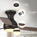 48" Beckette Farmhouse Flush Mount Reversible Ceiling Fan with Lighting and Remote Control - Sweatfully