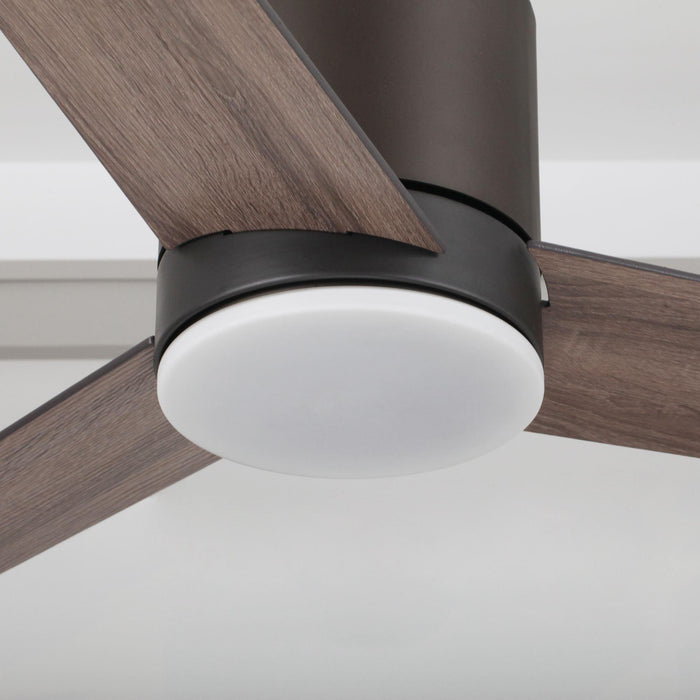 48" Kielah Farmhouse Flush Mount Reversible Ceiling Fan with Lighting and Remote Control - Sweatfully