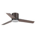 48" Kielah Farmhouse Flush Mount Reversible Ceiling Fan with Lighting and Remote Control - Sweatfully
