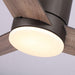 48" Kielah Farmhouse Flush Mount Reversible Ceiling Fan with Lighting and Remote Control - Sweatfully