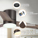 48" Kielah Farmhouse Flush Mount Reversible Ceiling Fan with Lighting and Remote Control - Sweatfully