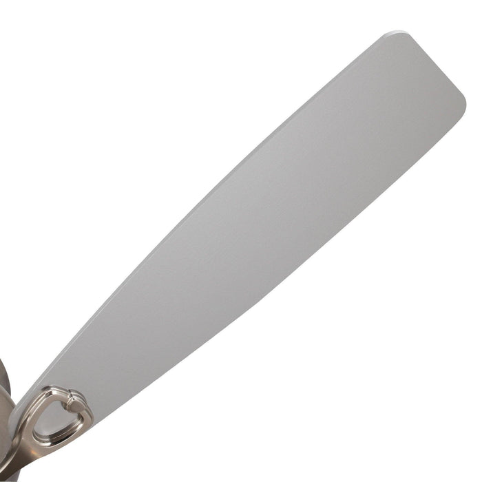 48" Modern Flush Mount Reversible Crytsal Ceiling Fan with Lighting and Remote Control - Sweatfully