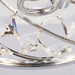 48" Modern Chrome Flush Mount Reversible Crystal Ceiling Fan with Lighting and Remote Control - Sweatfully