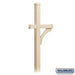 Salsbury Deluxe Mailbox Post - 1 Sided - In-Ground Mounted - Sandstone - Sweatfully