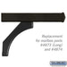 Salsbury Arm Kit - Replacement for Deluxe Post for (2) Mailboxes - Black - Sweatfully
