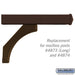 Salsbury Arm Kit - Replacement for Deluxe Post for (2) Mailboxes - Bronze - Sweatfully