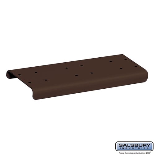 Salsbury Spreader - 2 Wide - for Rural Mailboxes and Townhouse Mailboxes - Bronze - Sweatfully