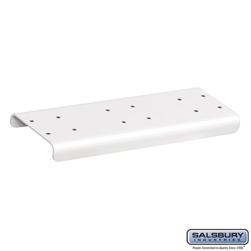 Salsbury Spreader - 2 Wide - for Rural Mailboxes and Townhouse Mailboxes - White - Sweatfully