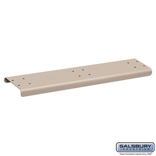 Salsbury Spreader - 3 Wide - for Rural Mailboxes and Townhouse Mailboxes - Beige - Sweatfully