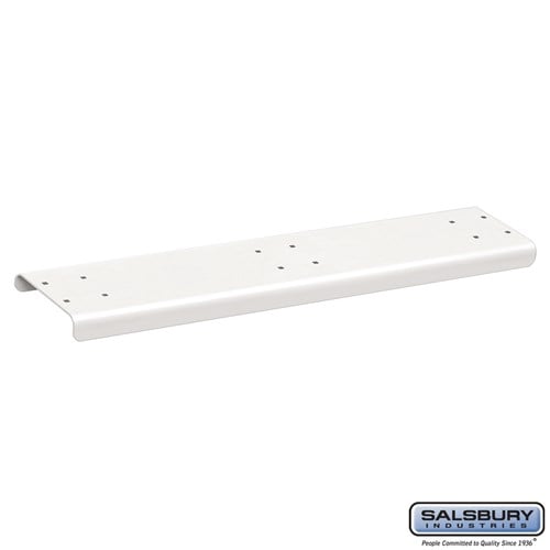 Salsbury Spreader - 3 Wide - for Rural Mailboxes and Townhouse Mailboxes - White - Sweatfully