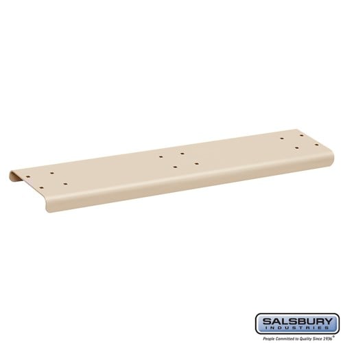 Salsbury Spreader - 3 Wide - for Rural Mailboxes - Sandstone - Sweatfully