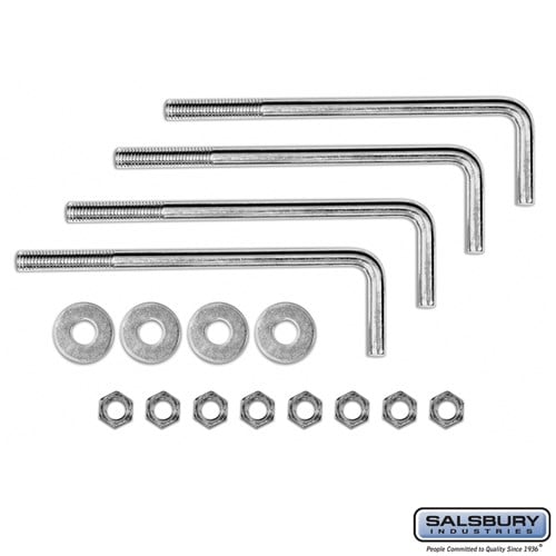 Pedestal Mounting Kit - for Bolt Mounted Standard and Classic Mailbox Post - Sweatfully